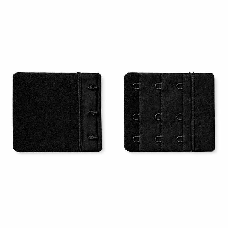 EXTENSOR DE SUTIÃ TRIPLO 6 CM DE LARGURA - PRETO