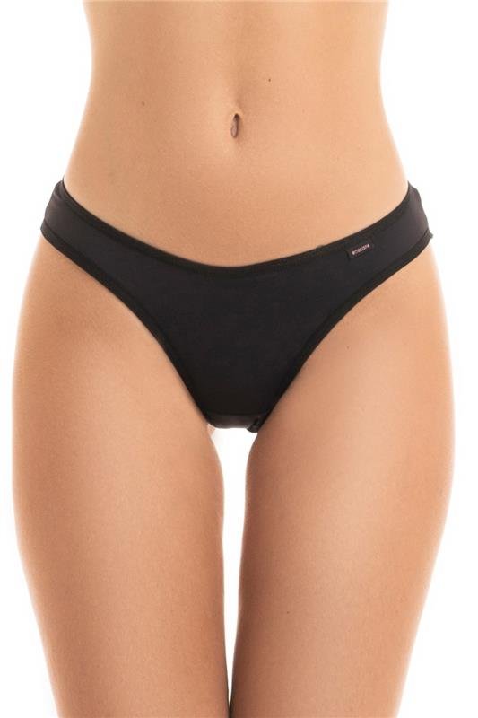 CALCINHA BASIC LISA FIO CONFORTO - PRETO