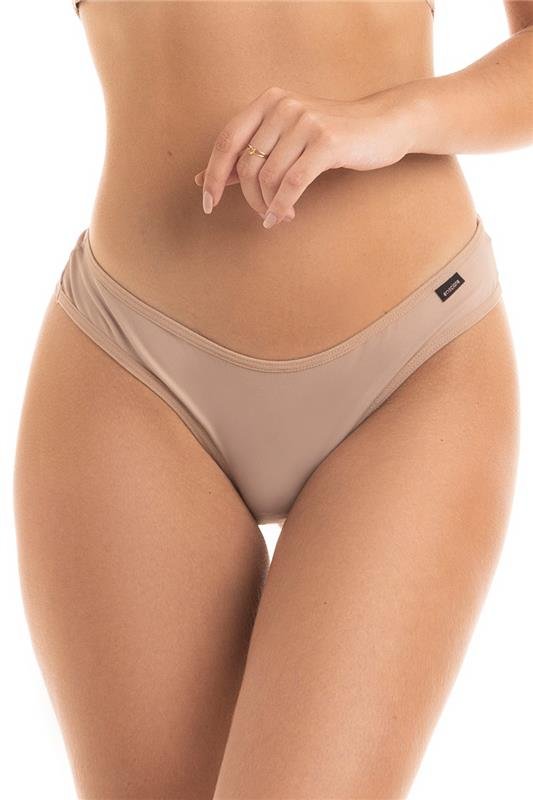 CALCINHA BASIC LISA FIO CONFORTO - CHOCOLATE