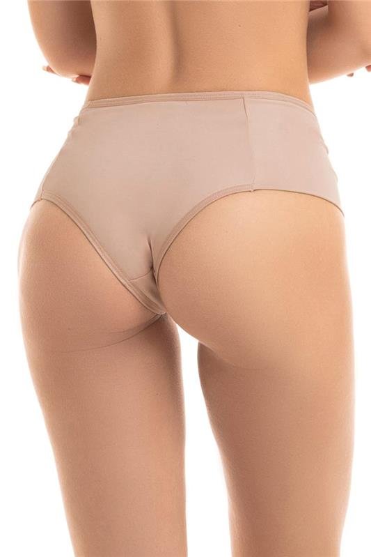 CALCINHA TANGA LISA CÓS MÉDIO - CHOCOLATE