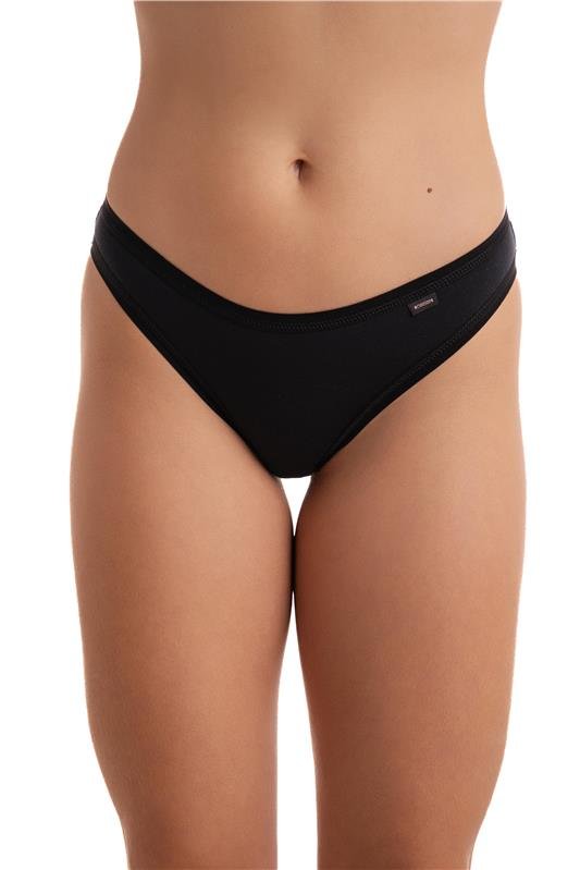 CALCINHA TANGA ECOMODAL (INDICADO POR GINECOLOGISTAS) - PRETO