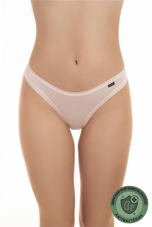 CALCINHA TANGA ECOMODAL (INDICADO POR GINECOLOGISTAS) - BRANCO