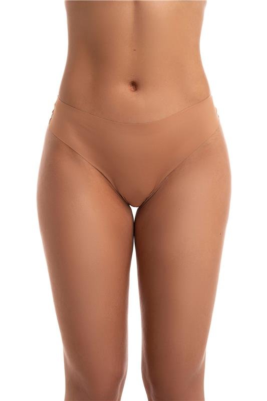 CALCINHA FIO DENTAL CORTE ELETRÔNICO - CHOCOLATE