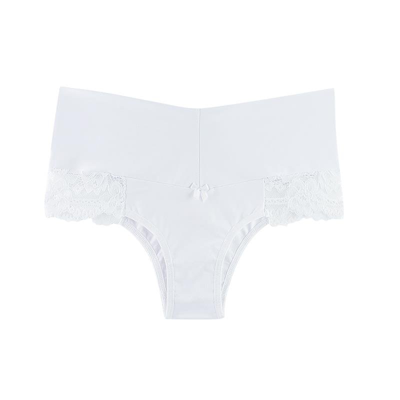 CALCINHA TANGA CÓS MÉDIA EM MICROFIBRA COM RENDA