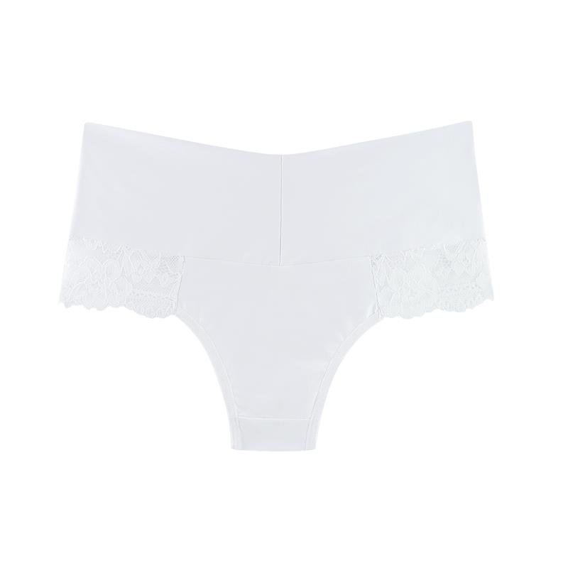 CALCINHA TANGA CÓS MÉDIA EM MICROFIBRA COM RENDA