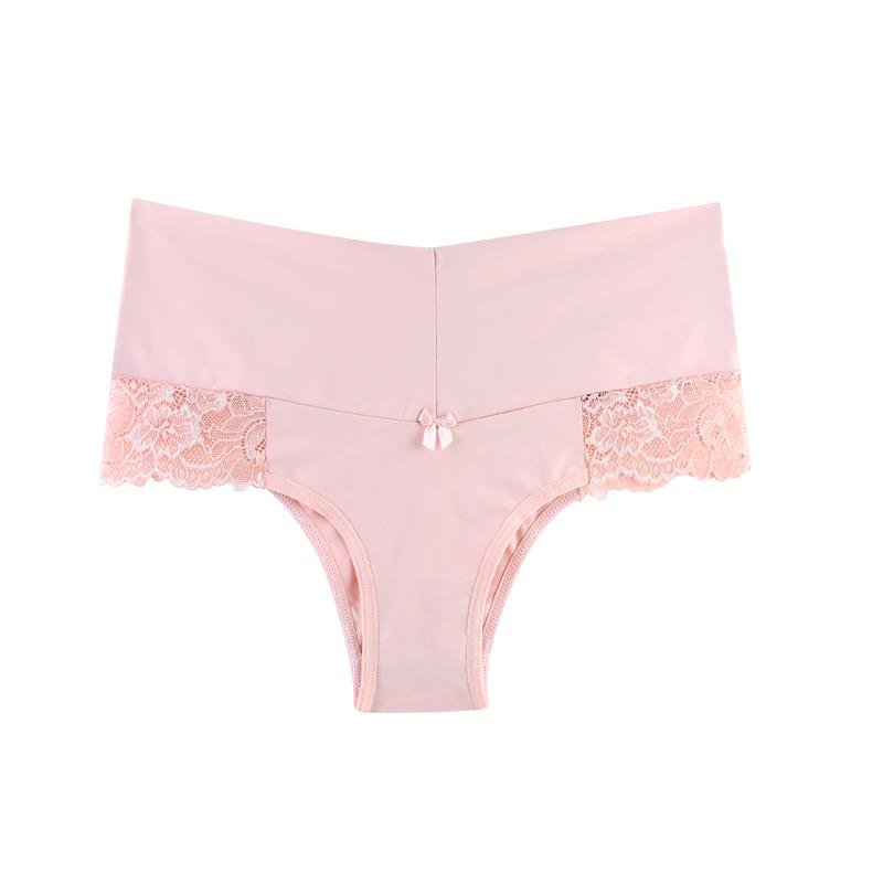 CALCINHA TANGA CÓS MÉDIA EM MICROFIBRA COM RENDA