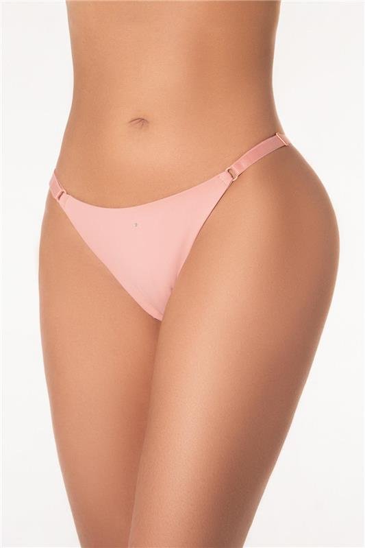 CALCINHA STRING FIO CONFORTO ELÁSTICO INVISÍVEL - ROSA PERLA