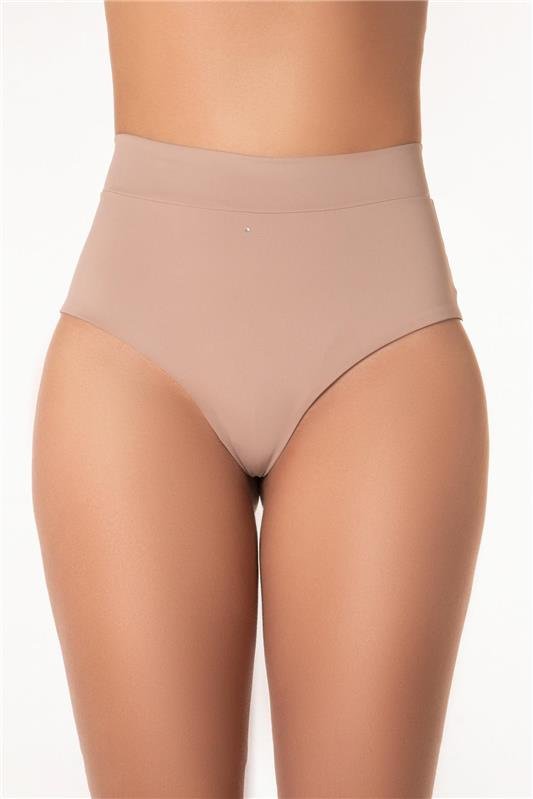 CALCINHA HOTPANT FIO CONFORTO ELÁSTICO INVISÍVEL - CHOCOLATE