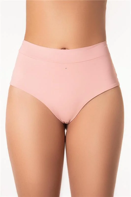 CALCINHA HOTPANT FIO CONFORTO ELÁSTICO INVISÍVEL - ROSA PERLA