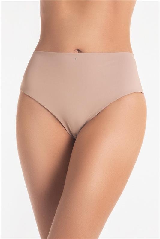 CALCINHA ALTA FIO CONFORTO ELÁSTICO INVISÍVEL - CHOCOLATE
