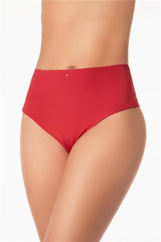 CALCINHA ALTA FIO CONFORTO ELÁSTICO INVISÍVEL - RUBI