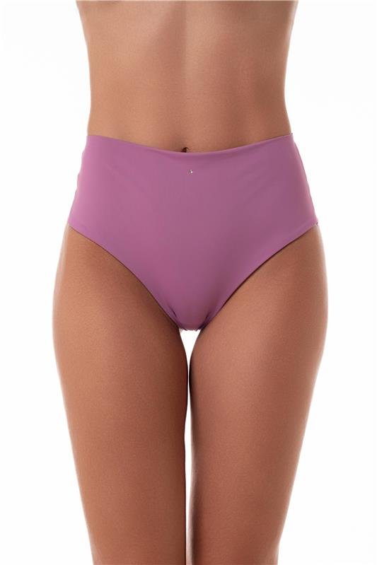 CALCINHA ALTA FIO CONFORTO ELÁSTICO INVISÍVEL - LILÁS MAUVE
