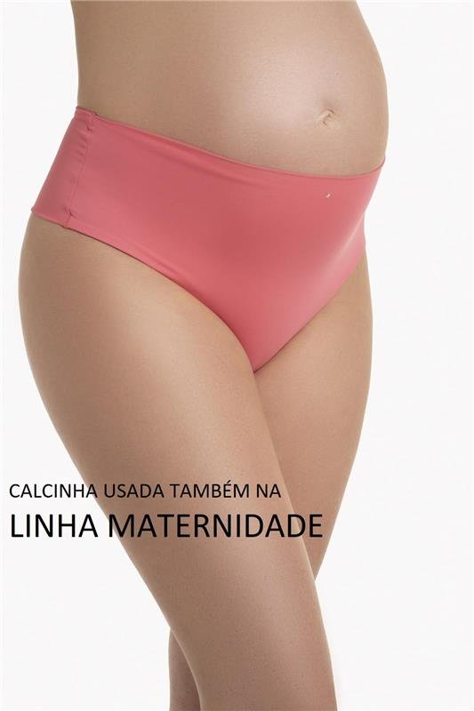 CALCINHA ALTA FIO CONFORTO ELÁSTICO INVISÍVEL