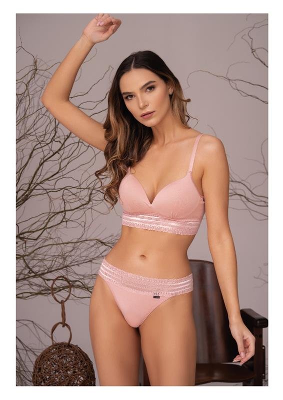 CALCINHA MODAL FIO CONFORTO COM RENDA