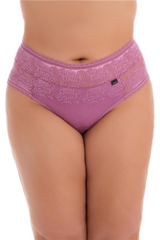 CALCINHA FIO DENTAL EM RENDA - LILÁS MAUVE