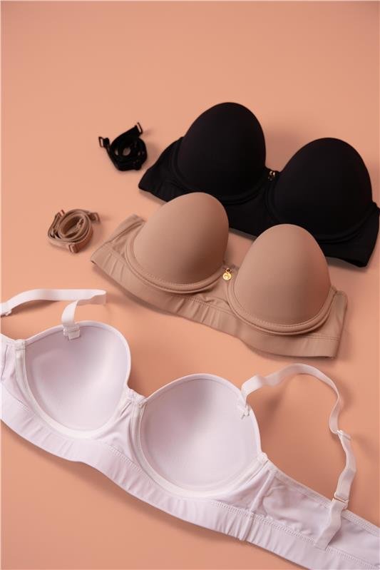 SUTIÃ BASIC TOMARA QUE CAIA COM ALÇA REMOVÍVEL