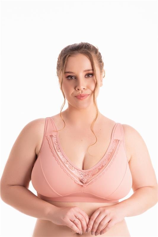 SUTIÃ SEM BOJO E ESPUMA NA ALÇA - ROSA PERLA