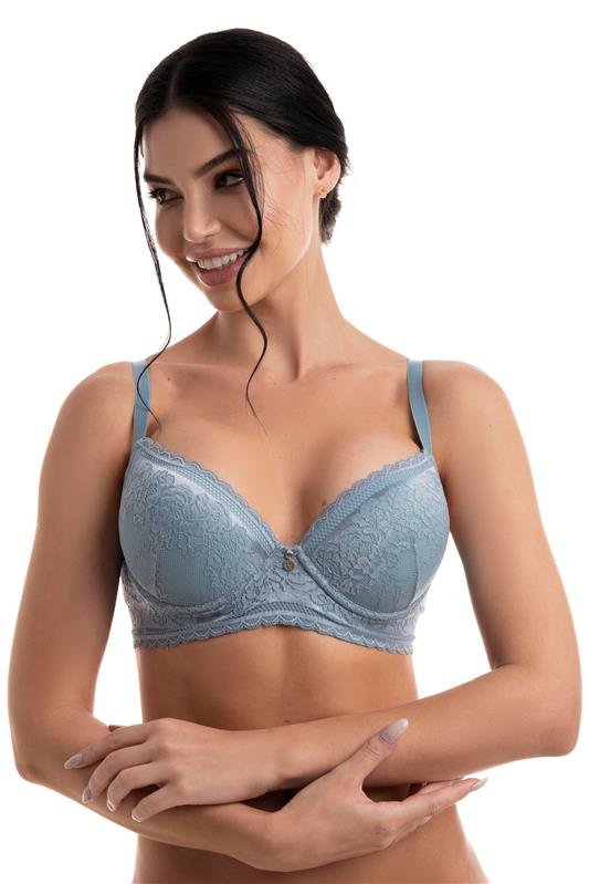 SUTIÃ COM BOJO SOFT PREMIUM - AZUL-SANREMO