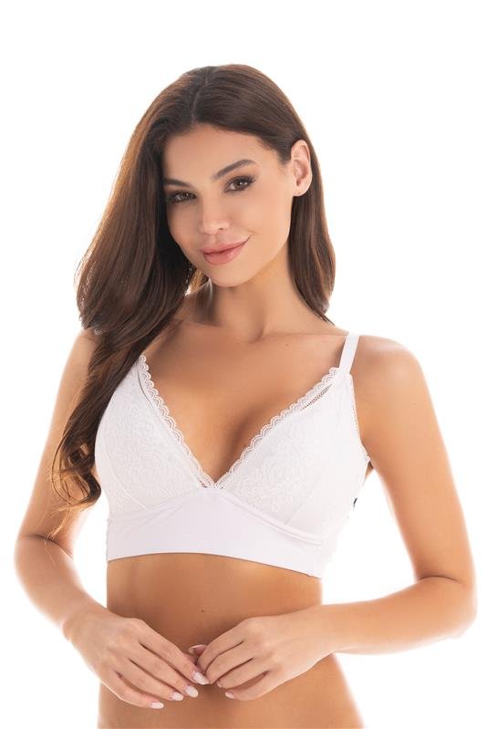 SUTIÃ COM BOJO CURTINÃO SOFT - BRANCO