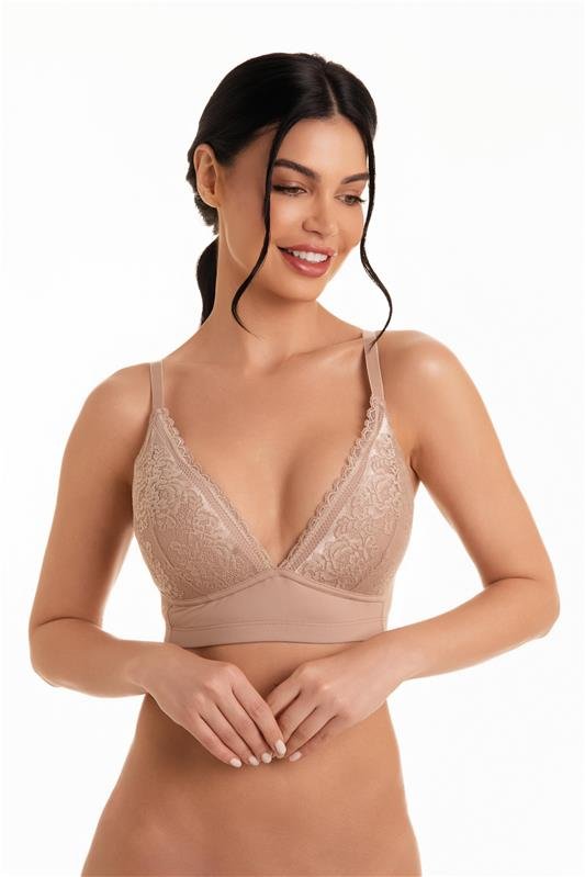 SUTIÃ COM BOJO CURTINÃO SOFT - CHOCOLATE