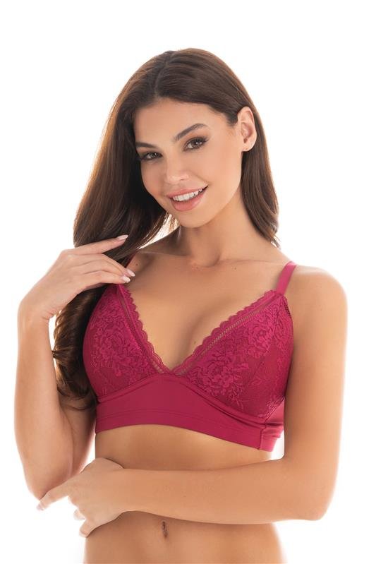 SUTIÃ COM BOJO CURTINÃO SOFT - VERMELHO DESEJO