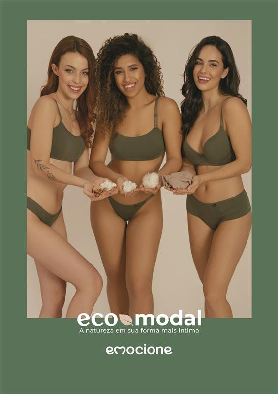 SUTIÃ COM BOJO SOFT E CINTA SIMPLES ECOMODAL