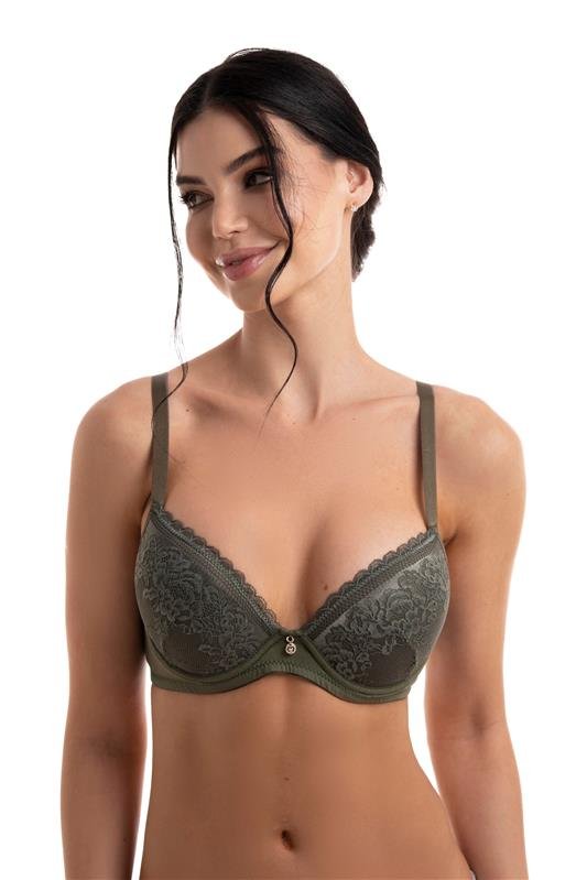 SUTIÃ EM RENDA COM BOJO TEK - VERDE MAJOR