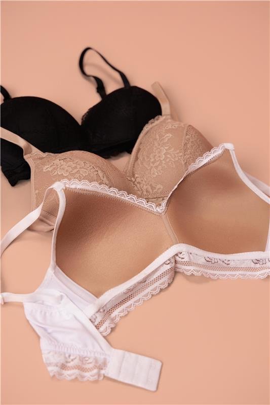 SUTIÃ COM BOJO TECNOLÓGICO COM TOQUE DE PÊSSEGO ( SEM ARCO, BOJO SOFT)