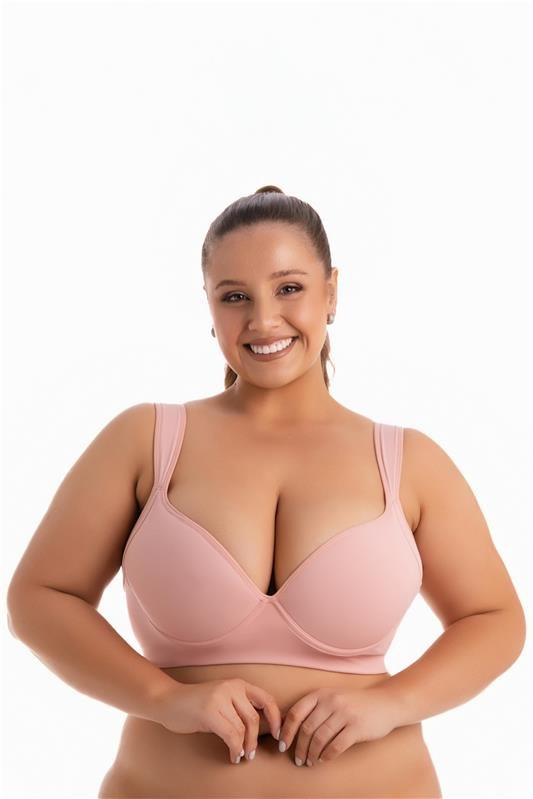 SUTIÃ COM BOJO E ARCO - ROSA PERLA