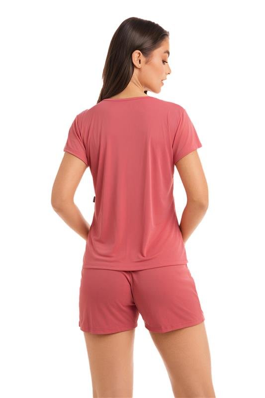 SHORT DOLL MANGA CURTA EM LIGANETE COM RENDA