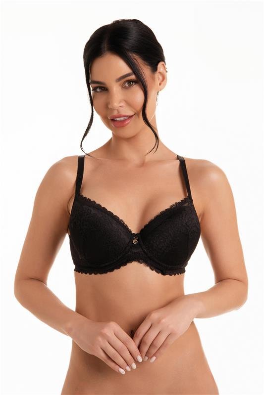 SUTIÃ BOJO SOFT ( NÃO AMASSA ) COM ARO - PRETO