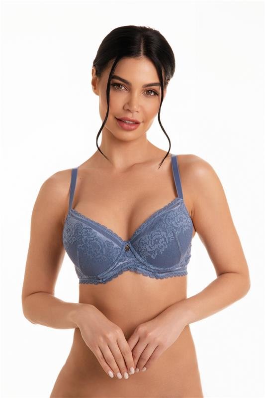 SUTIÃ BOJO SOFT ( NÃO AMASSA ) COM ARO - AZUL MARINE