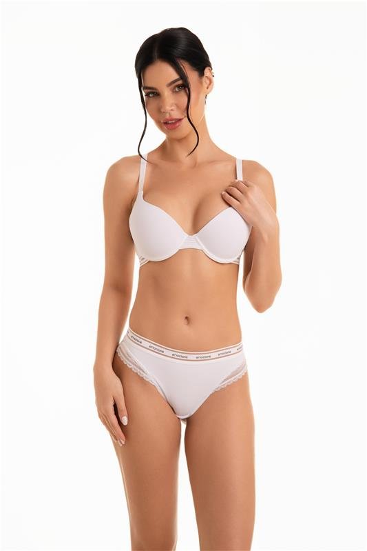 CONJUNTO BOJO TEK ( MAIS FIRME ) COM ARO, ELÁSTICO PERSONALIZADO EMOCIONE - BRANCO