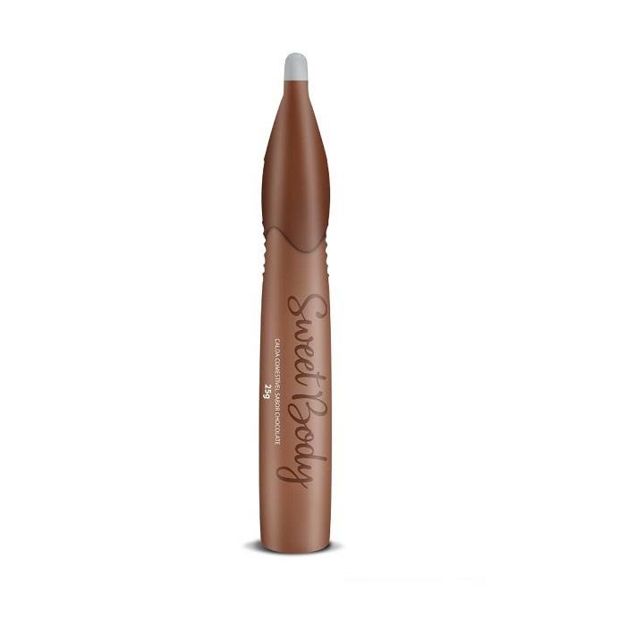 CANETA SWEET BODY CHOCOLATE 25G - ÚNICA